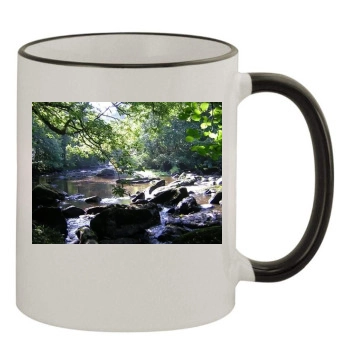 Rivers 11oz Colored Rim & Handle Mug