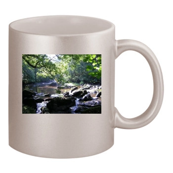 Rivers 11oz Metallic Silver Mug