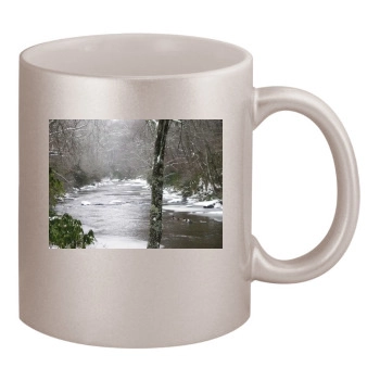 Rivers 11oz Metallic Silver Mug