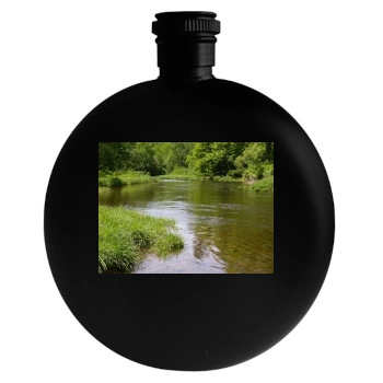 Rivers Round Flask