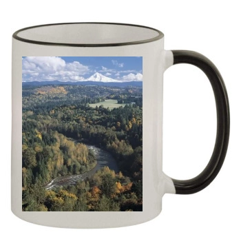 Rivers 11oz Colored Rim & Handle Mug