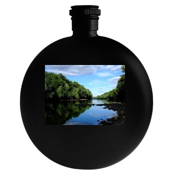 Rivers Round Flask