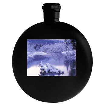 Rivers Round Flask