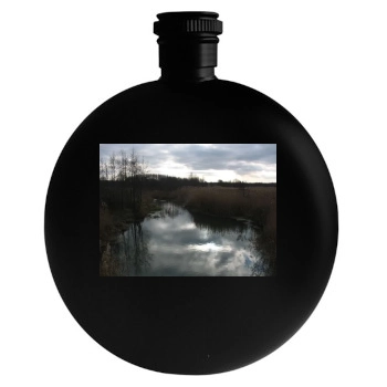 Rivers Round Flask