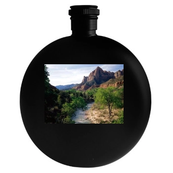 Rivers Round Flask