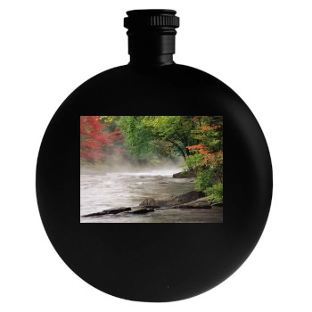 Rivers Round Flask