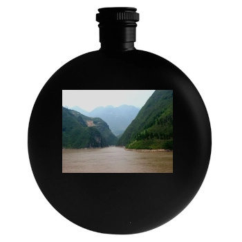 Rivers Round Flask