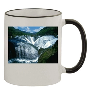 Rivers 11oz Colored Rim & Handle Mug