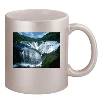 Rivers 11oz Metallic Silver Mug