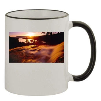 Rivers 11oz Colored Rim & Handle Mug