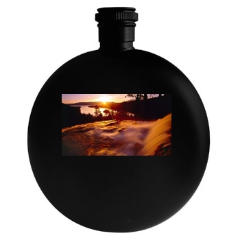 Rivers Round Flask