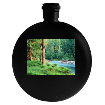 Rivers Round Flask