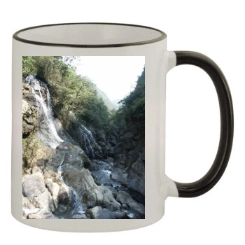 Rivers 11oz Colored Rim & Handle Mug