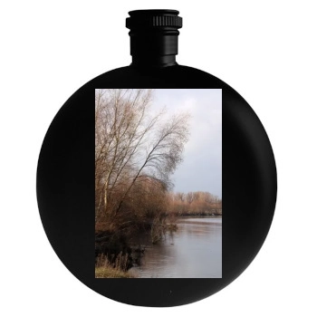 Rivers Round Flask