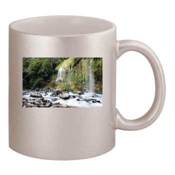 Rivers 11oz Metallic Silver Mug