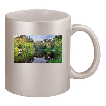 Rivers 11oz Metallic Silver Mug