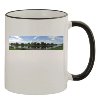 Rivers 11oz Colored Rim & Handle Mug