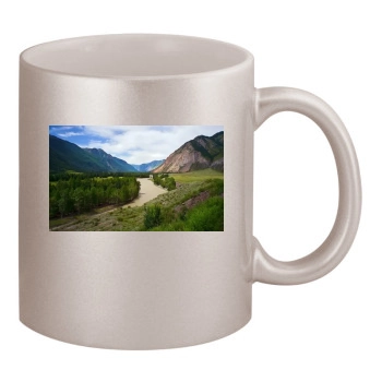 Rivers 11oz Metallic Silver Mug