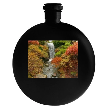 Rivers Round Flask