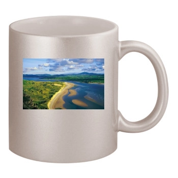 Rivers 11oz Metallic Silver Mug