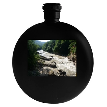 Rivers Round Flask