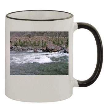 Rivers 11oz Colored Rim & Handle Mug