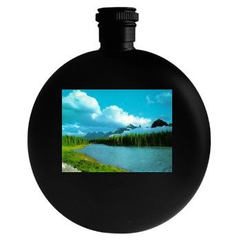 Rivers Round Flask