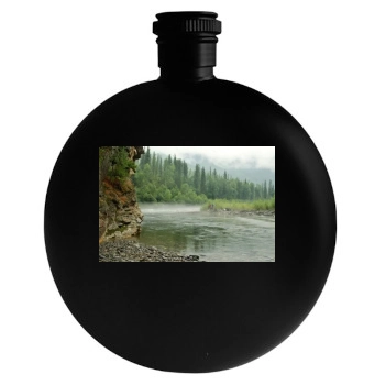 Rivers Round Flask