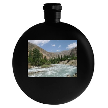 Rivers Round Flask