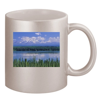 Rivers 11oz Metallic Silver Mug