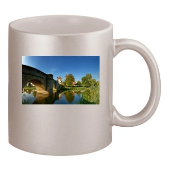 Rivers 11oz Metallic Silver Mug