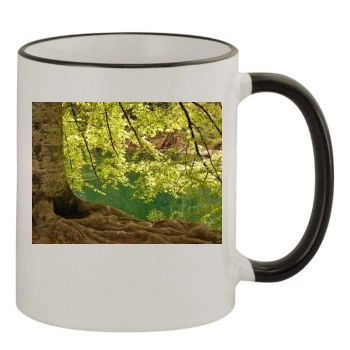 Rivers 11oz Colored Rim & Handle Mug