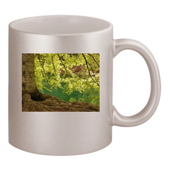 Rivers 11oz Metallic Silver Mug