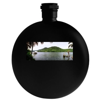 Rivers Round Flask