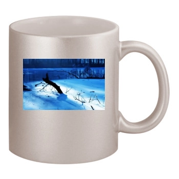 Rivers 11oz Metallic Silver Mug