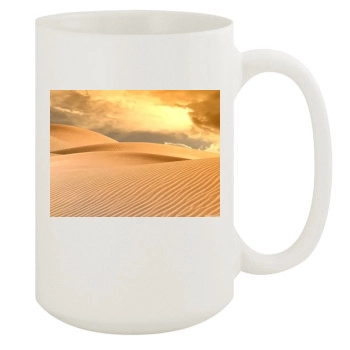 Desert 15oz White Mug