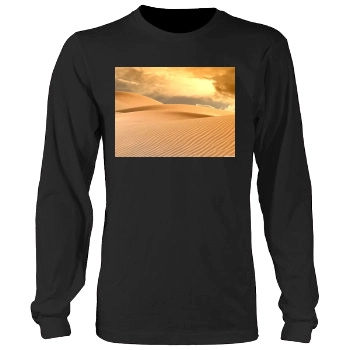 Desert Men's Heavy Long Sleeve TShirt