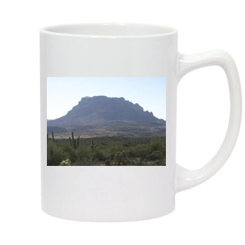 Desert 14oz White Statesman Mug