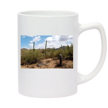 Desert 14oz White Statesman Mug