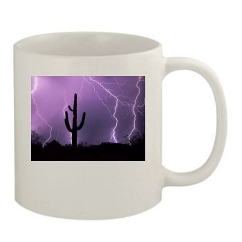 Desert 11oz White Mug