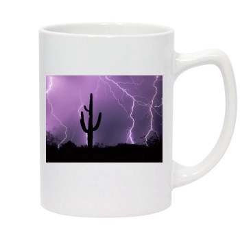 Desert 14oz White Statesman Mug