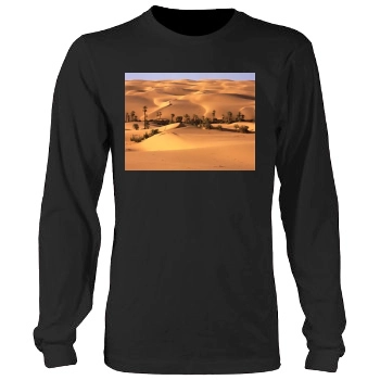 Desert Men's Heavy Long Sleeve TShirt