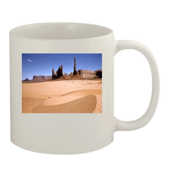 Desert 11oz White Mug