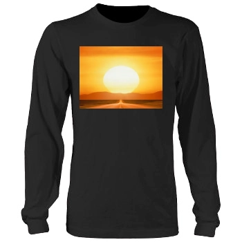 Desert Men's Heavy Long Sleeve TShirt