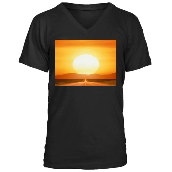 Desert Men's V-Neck T-Shirt