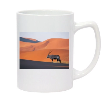 Desert 14oz White Statesman Mug