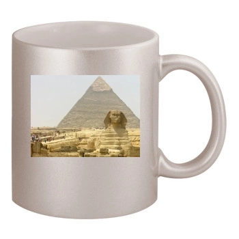 Desert 11oz Metallic Silver Mug