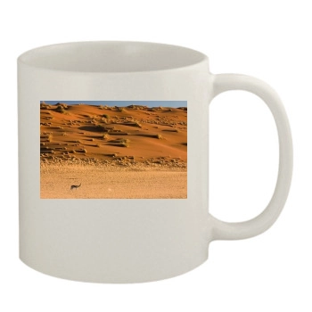 Desert 11oz White Mug