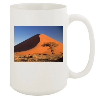 Desert 15oz White Mug