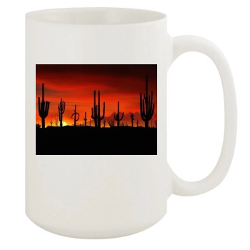 Desert 15oz White Mug